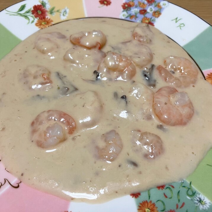 海老のクリーム煮♡